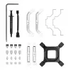 Arrefecedor de ar para processador DeepCool AK500 Digital WH 12 cm branco 1 unid.