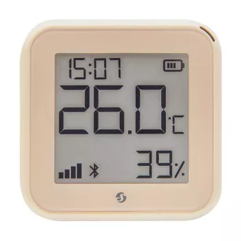 Sensor de temperatura e humidade Shelly H&T Gen3 WiFi – sensor ambiente sem fios compacto (moca)