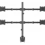 SpeaKa Professional SP-MM-541 Suporte de secretária para monitor de 4 braços 43,2 cm 17 - 88,9 35 Preto (SP-13383188)