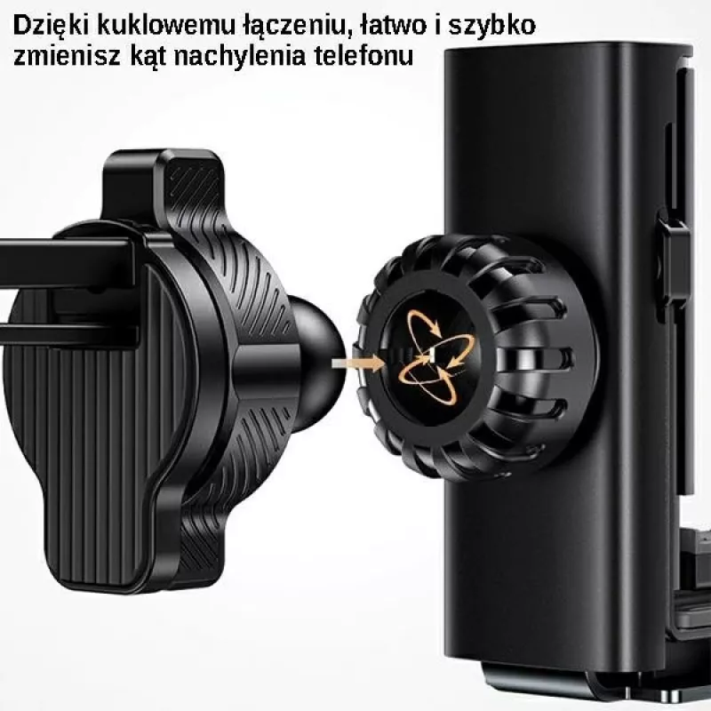 Suporte de telemóvel para automóvel USAMS 4,7-7 polegadas suporte universal para telemóvel no carro suporte por gravidade para smartphone suporte com clipe de ventilação suporte GPS para iPhone Xiaomi Samsung