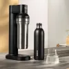 Brita sodaTRIO 1046734 garrafa para carbonatador, aço inoxidável, 1 l, preta