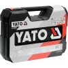 Conjunto de chaves de caixa YATO YT-38791 — 108 peças, encaixe 1/2 inch, inclui catraca, mala preta