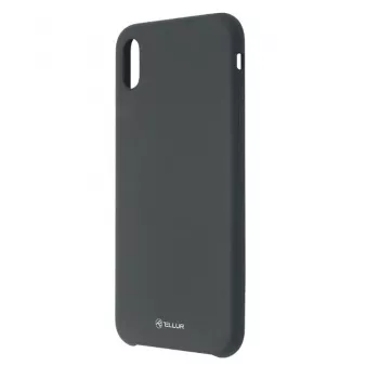 Capa para telemóvel Tellur Liquid Silicone para iPhone XS Max — preta