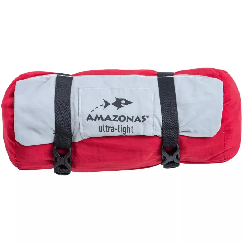 Amazonas Silk Traveller XXL AZ-1030190 rede de campismo, cinzenta/vermelha