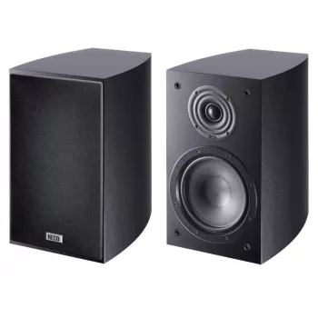 Coluna de chão Heco Victa ELITE 202 preta, par — 2 vias, 2.0 canais, 65 W RMS, 35–40.000 Hz, 8 Ω, 89 dB, bass reflex, MDF