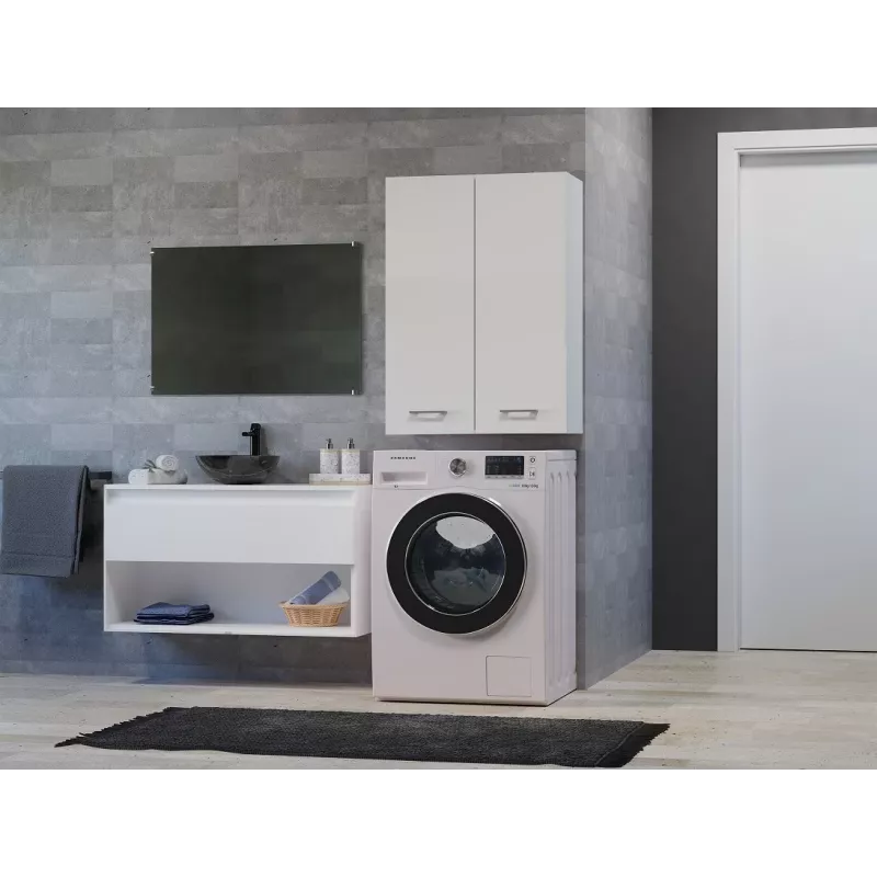Armário de casa de banho Topeshop POLA MINI DD branco