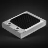 Radiador EK Water Blocks latão cobre aço inoxidável branco
