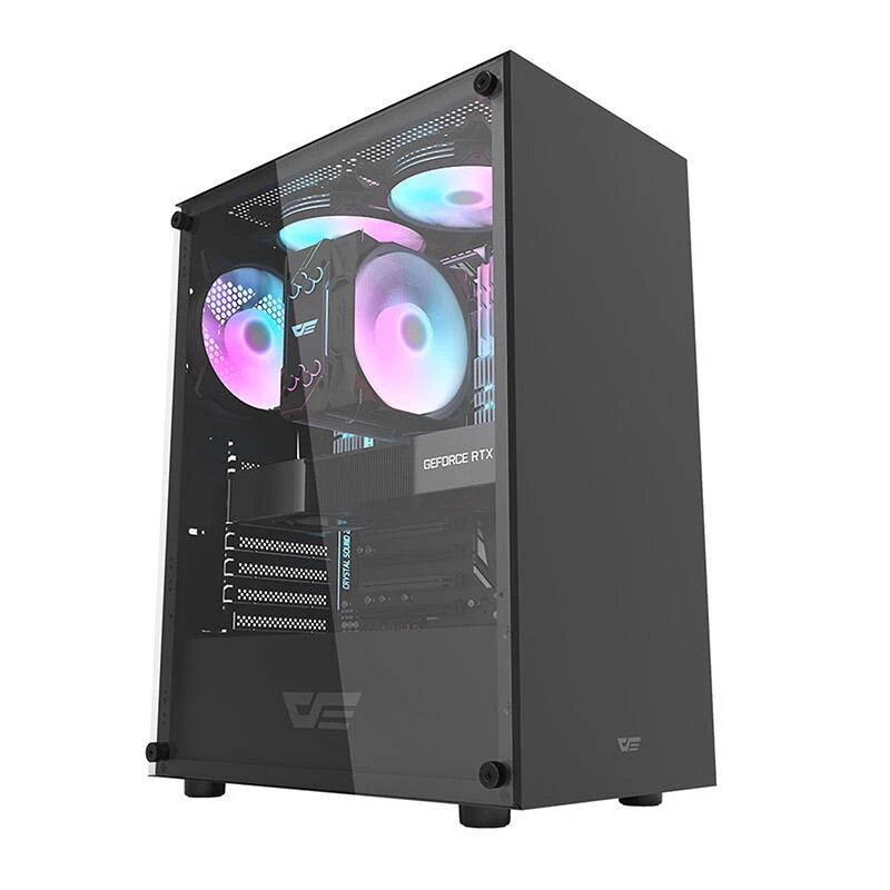 Caixa de computador Darkflash DK100 (preta)