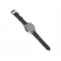 Pulseira de couro FIXED FIXLST-20MM-BK – 20 mm troca rápida preto para smartwatches