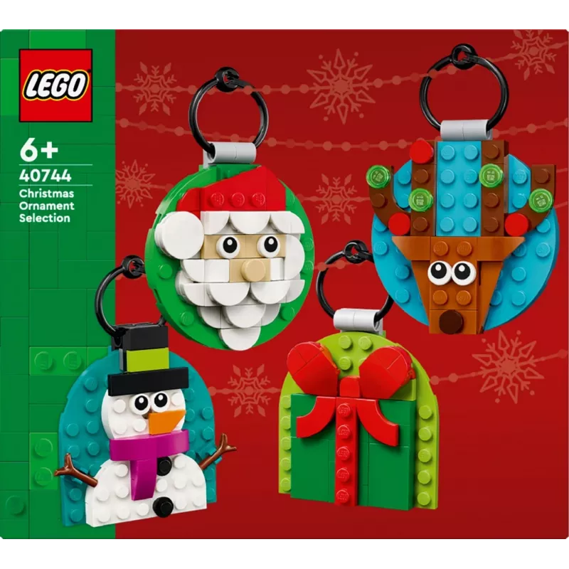 Bricks Iconic 40744 seleção de decorações de Natal