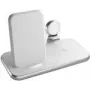 Carregador sem fios ZENS 4-em-1 com suporte (branco)