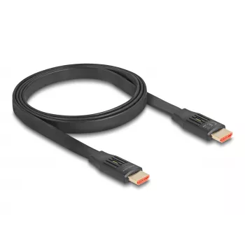 Cabo HDMI DeLOCK 5 m Tipo A macho para macho 48 Gbit/s preto