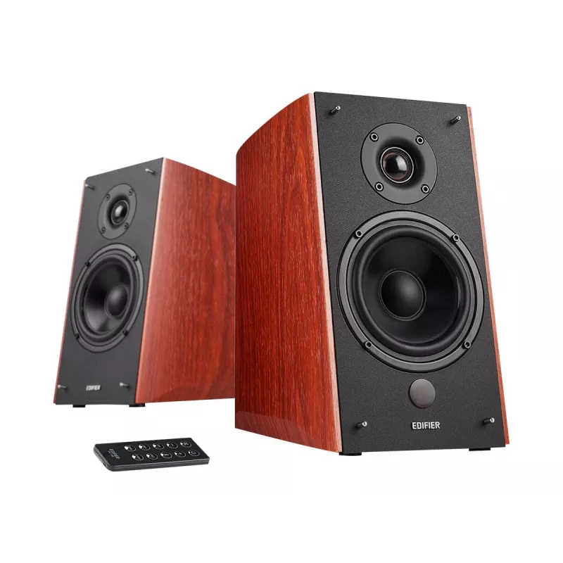 Edifier | R2000DB | 24Wx2 + 36Wx2 (DRC On) W | Bluetooth | castanho | 4 Ω | 120 W | Colunas Bluetooth