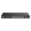 D-Link DGS-1100-26MPV2/E switch de rede Managed L2 Gigabit Ethernet (10/100/1000) Power over Ethernet (PoE) preto