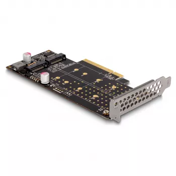 Placa DeLOCK PCI Express x8 para 2 x NVMe M.2 Key M Bifurcation internos Low Profile