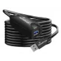 Cabo USB-A para USB-A MediaRange MRCS242 USB 3.2 Gen 1 (3.1 Gen 1) 5 m 5 Gbit/s preto