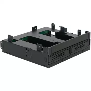 ICY Dock ExpressCage MB732SPO-B - caixa para unidades de armazenamento - 2.5 (6,4 cm) - 13,30cm (5,25) para 2 x 2.5 e 13,30cm (5,25) Slim Line / 13,30cm (5,