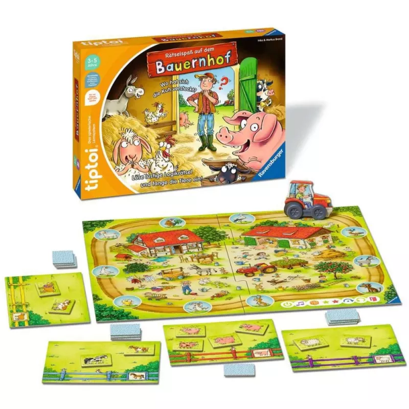 tiptoi Bauernhof-Puzzlespaß, jogo de tabuleiro
