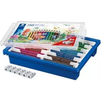 Lápis de cor Staedtler 187 G288 – Lápis de grafite/colorido para escrita e desenho, Alemanha