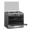 Fogão a gás e elétrico MPM MPM-93-KGM-33 90 cm aço inoxidável, classe de eficiência energética A