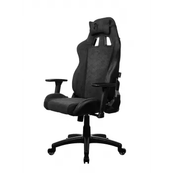 Cadeira gaming para consola Arozzi Avanti Dark cinzenta SoftFabric — assento acolchoado, carga máx. 120 kg