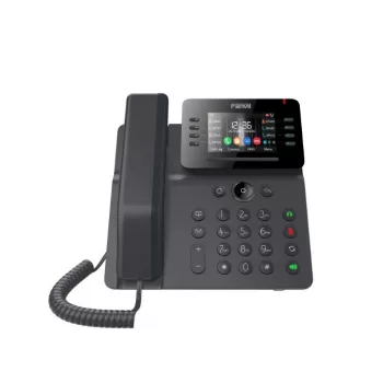 Telefone IP Fanvil V64 preto 12 linhas LCD WLAN