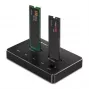 Qoltec 52274 Dock para SSD M.2 | NVMe | SATA | USB-C | DUAL 2 x 2TB