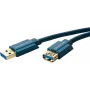 Cabo USB ClickTronic 1,8 m USB 3.0 A/A m/w 1,8 m USB-A-USB-A azul (70119)