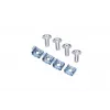 Extralink EX.14480 prateleira para armários de 19 polegadas, aço, preta, 1U, 350 mm