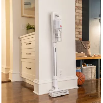 Aspirador vertical Bissell | PowerClean | a bateria | 200 W | Autonomia (máx.) 40 min | Branco quente/cinzento/prateado brilhante