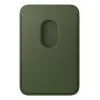 Carteira FineWoven com MagSafe para Apple iPhone verde musgo Microtwill