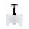 Conjunto de saleiro e pimenteiro Adler AD 4449W aço branco, moinho cerâmico, 150 ml, recarregável USB-C