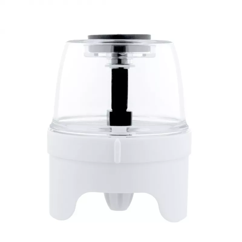 Conjunto de saleiro e pimenteiro Adler AD 4449W aço branco, moinho cerâmico, 150 ml, recarregável USB-C
