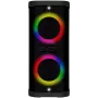 Altifalante portátil SVEN PS-950, preto, potência de saída 2x80W (RMS), TWS, Bluetooth, IPx4, FM, USB, microSD, ecrã LED, bateria de lítio