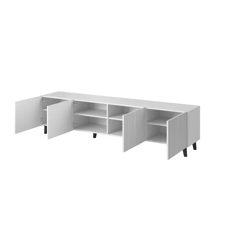 Móvel RTV Cama PAFOS 200x42x52 branco mate