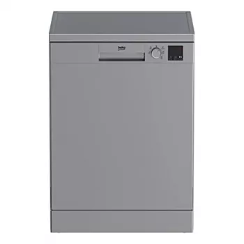Máquina de lavar louça de instalação livre BEKO DVN05320S, classe de eficiência energética E, largura 60 cm, aço inoxidável