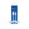 Cabo USB 2.0 SAVIO CL-168, USB A (macho) para USB C (macho), 3 m, branco