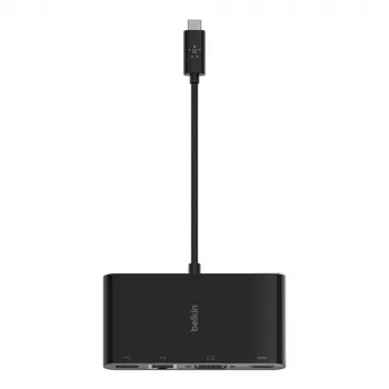 Hub de interface Belkin AVC005BTBK USB 3.2 Gen 1 (3.1 Gen 1) Type-C preto