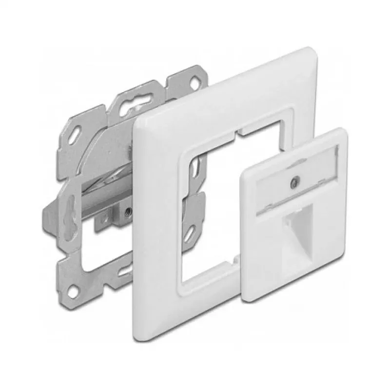 Tomada de parede Keystone 1 porta DeLOCK 86981