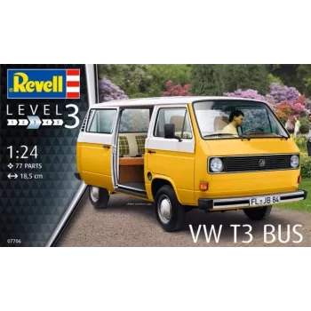 Modelo em plástico VW T3 BUS 1/25