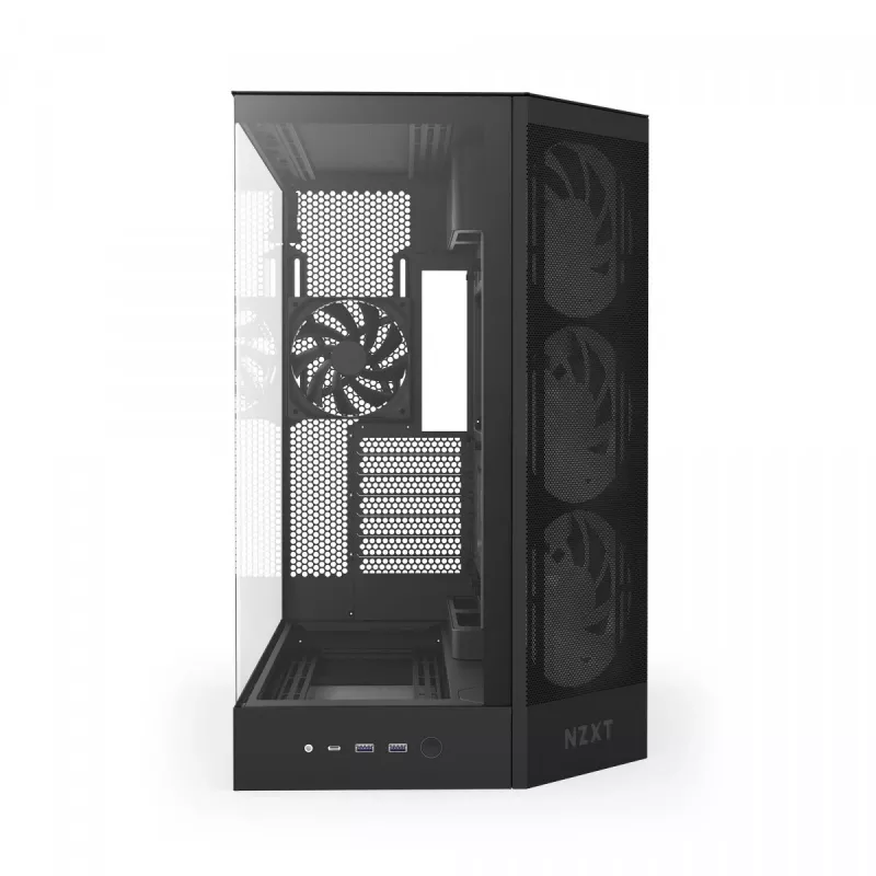 Caixa de PC NZXT H9 Flow RGB Midi Tower Preto