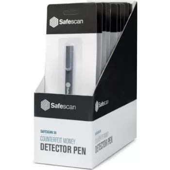 Caneta detetora de notas falsas Safescan 111-0353 multimoeda preto