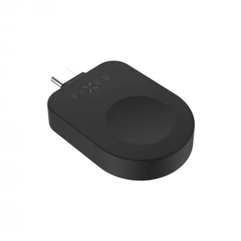 Adaptador de carregamento USB-C fixo FIXED FIXDW-AWAP-BK para Apple Watch Powerstation Uni, substituição compacta