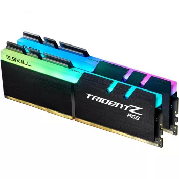 DIMM 32 GB DDR4-3600 (2x 16 GB) Dual-Kit, memória preta, F4-3600C16D-32GTZRC, Trident Z RGB, INTEL XMP