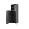 Armário de arrumação Cama Meble ABETO 60×40×176,5 cm grafite/grafite brilhante