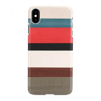 Capa para smartphone man and wood para iPhone X/XS — Corallina White