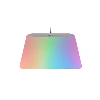 Tapete de rato gaming Razer Firefly V2 Pro White – retroiluminação RGB, alimentação USB, base antiderrapante