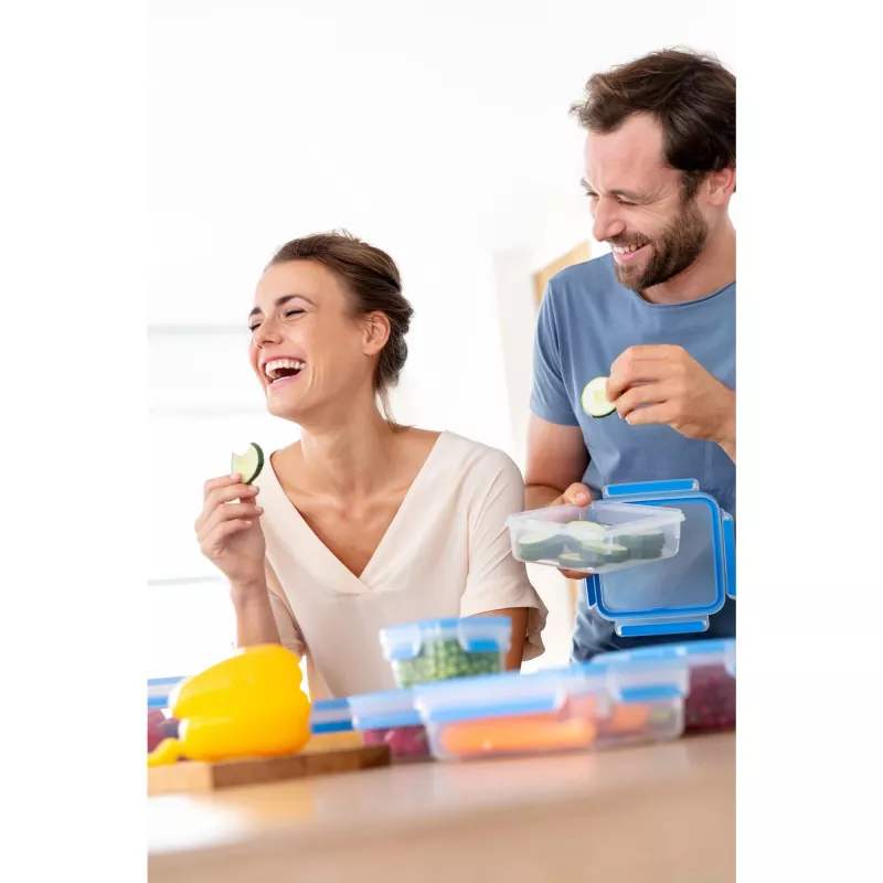 EMSA 508537 Caixa retangular para armazenamento de alimentos 1,75 L azul, transparente 1 unid.