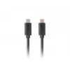 Cabo USB-C M/M 3.1 Gen 2 0,5 m 10 Gbit/s PD100W preto