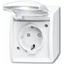 BUSCH JAEGER 20 EBW-54 - CEE 7/3 - 2P+E - Branco - IP44 - 250 V - 16 A